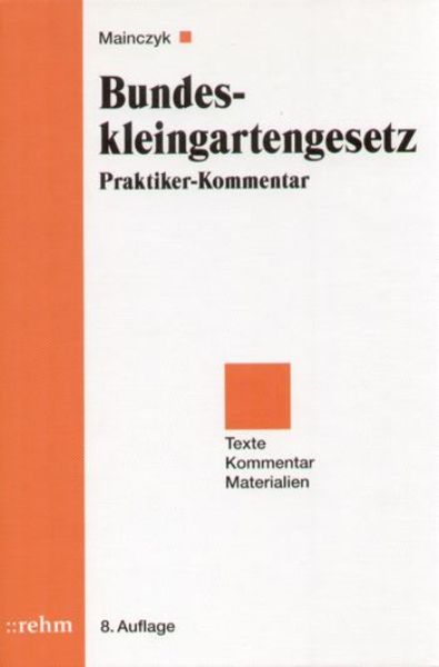 Bundeskleingartengesetz   