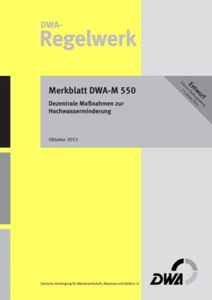 Merkblatt DWA-M 550 (Entwurf)   