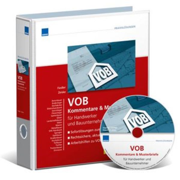BGB und VOB Kommentare & Musterbriefe für Handwerker und Bau unternehmer