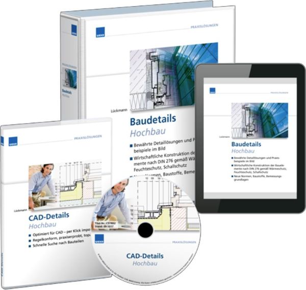 Baudetails Hochbau Premium - Loseblattwerk mit  CD-ROM
