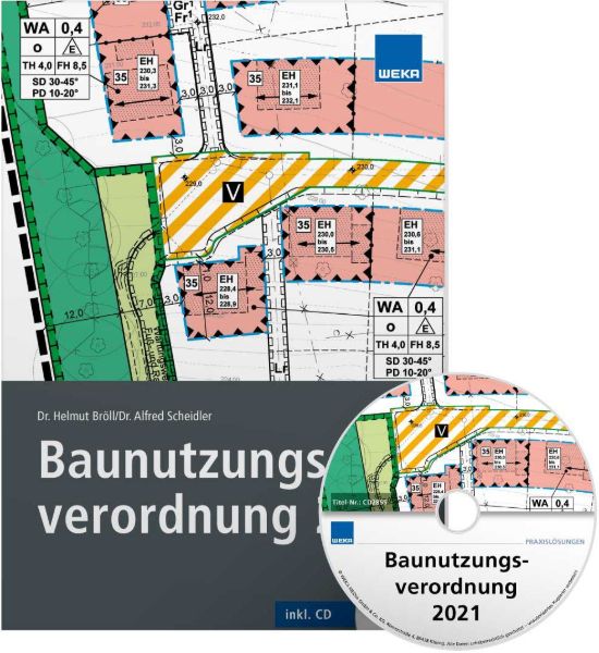 Baunutzungsverordnung  2021 inkl. CD-ROM