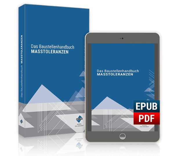 Das Baustellenhandbuch Maßtoleranzen - Bundle mit EBOOK