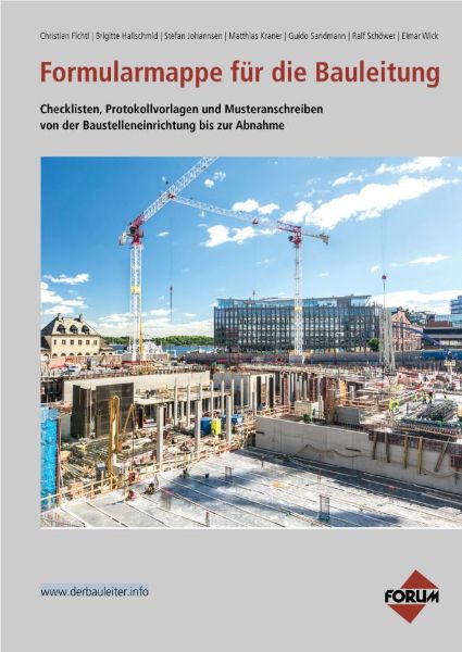 Formularmappe für die Bauleitung