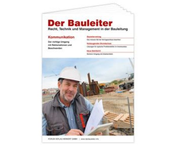 Bauleiter Recht, Technik, Management