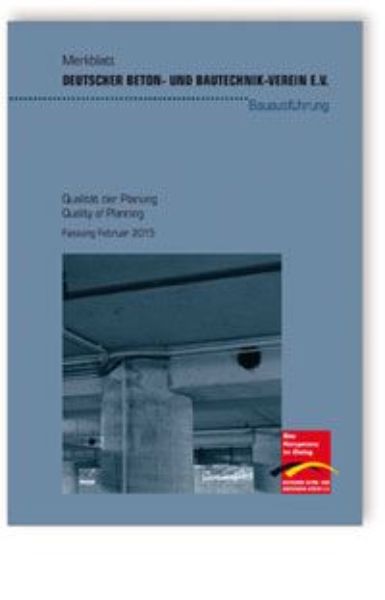 DBV Merkblatt Qualität der Planung - Bauausführung