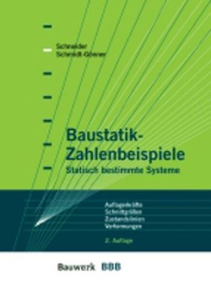 Baustatik - Zahlenbeispiele   