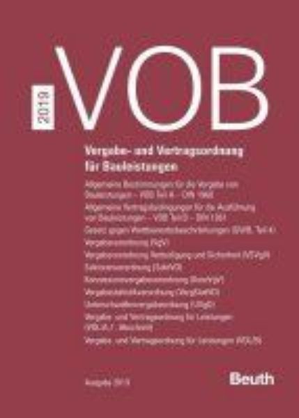 VOB Zusatzband 2019 incl. E-BOOK