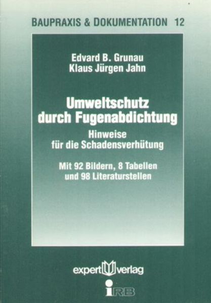 Umweltschutz durch Fugenabdichtung   