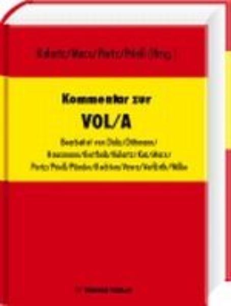 Kommentar zur VOL/A   