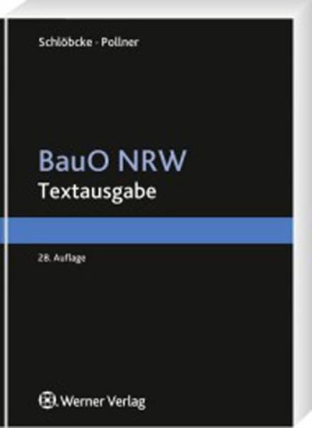 BauO NRW Textausgabe