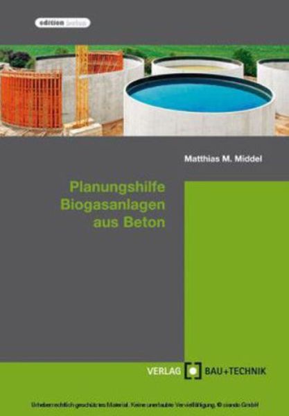 Planungshilfe Biogasanlagen aus Beton EBOOK