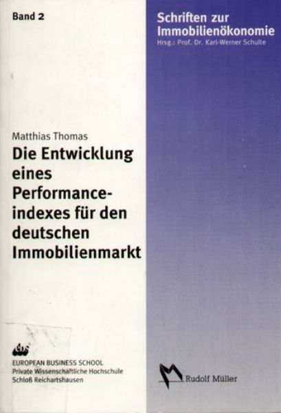Die Entwicklung eine Performenceindexes für den deutschen Im mobilienmarkt  