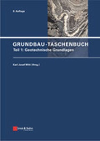 Grundbau-Taschenbuch Teil 1