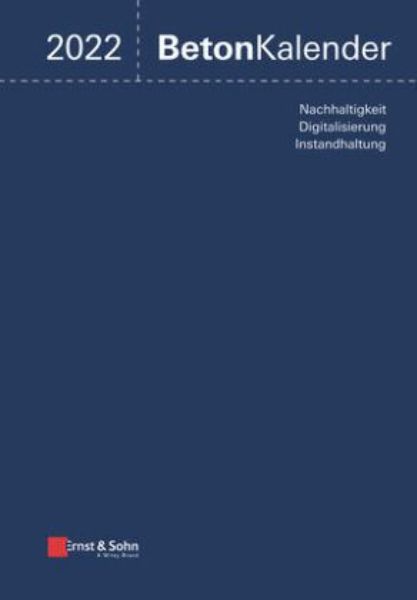 Beton-Kalender 2022  - Einzelbezug