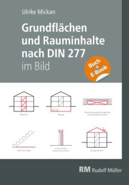Grundflächen und Rauminhalte nach DIN 277 im Bild Bundle Buch + EBOOK