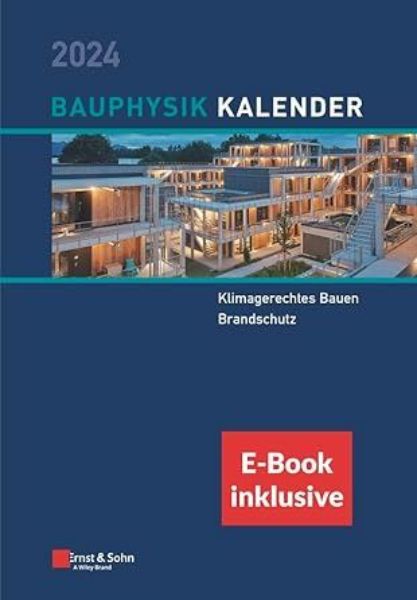 Bauphysik-Kalender 2024 inkl.  EBOOK als PDF  Einzelbezug