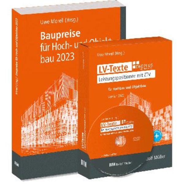 LV-Texte + Baupreise für Hoch- und Objektbau KOMBI-Paket 2023
