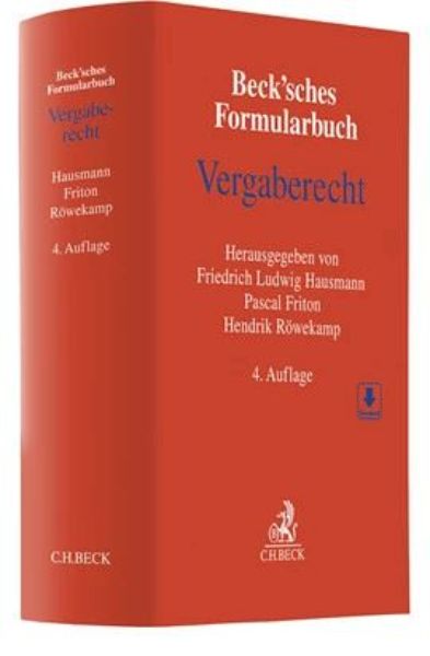 Beck'sches Formularbuch Vergaberecht