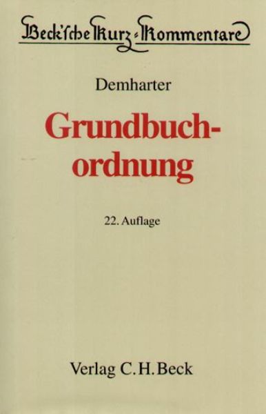 Grundbuchordnung   