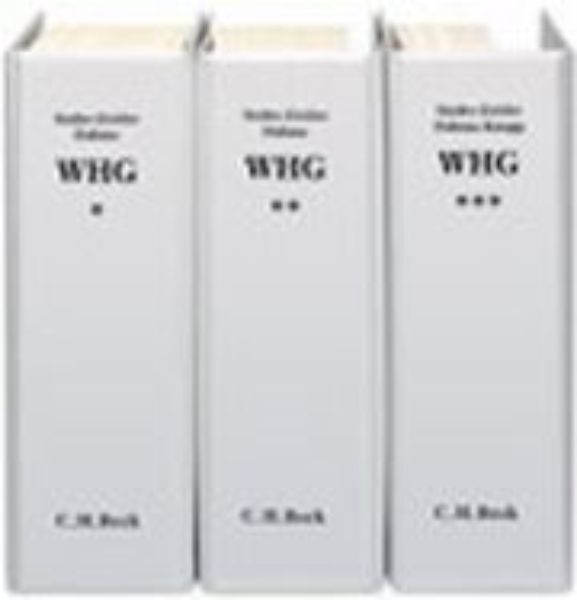 Wasserhaushaltsgesetz, Abwasserabgabengesetz: WHG   