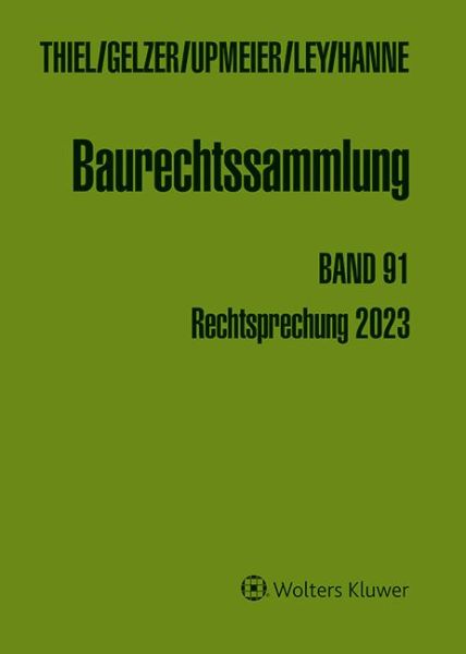 Baurechtssammlung Band 91