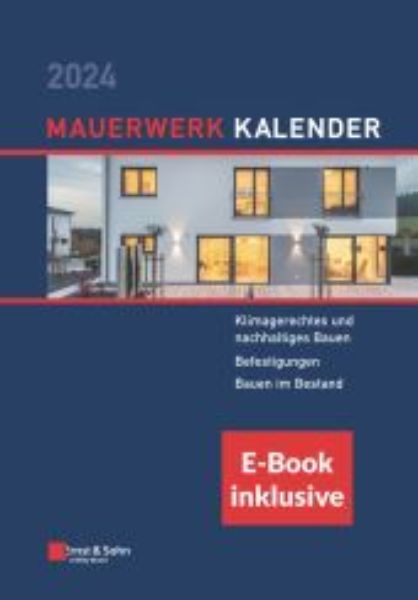 Mauerwerk-Kalender 2024 inkl. EBOOK als PDF  Einzelbezug