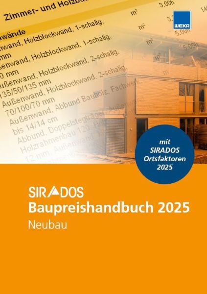 SIRADOS Baupreishandbuch 2025 Neubau