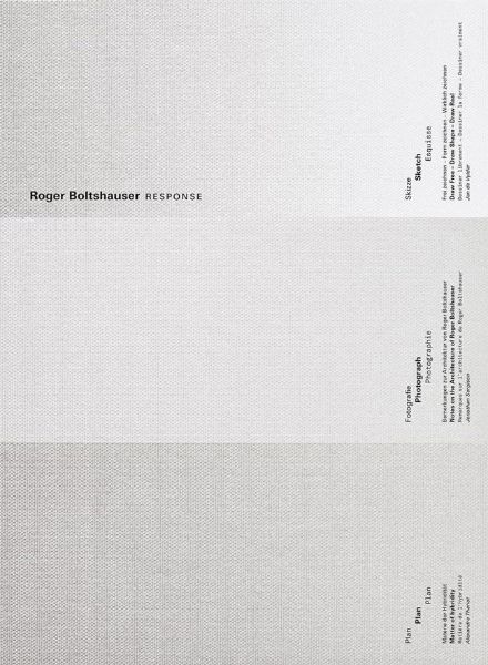 Roger Boltshauser - Response