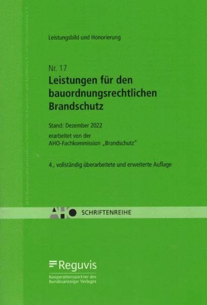 Leistungen für den bauordnungsrechtlichen Brandschutz
