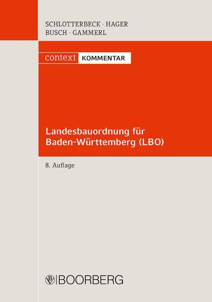 Landesbauordnung für Baden-Württemberg (LBO)