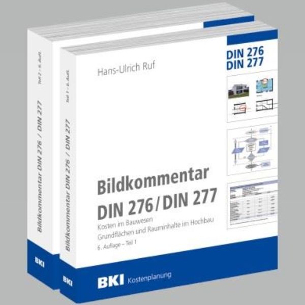 BKI Bildkommentar DIN 276/277 (2 Bände)
