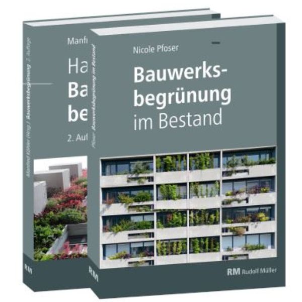 Buchpaket: Handbuch Bauwerksbegrünung und Bauwerksbegrünung im Bestand
