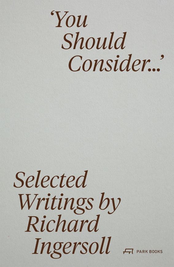You Should Consider...