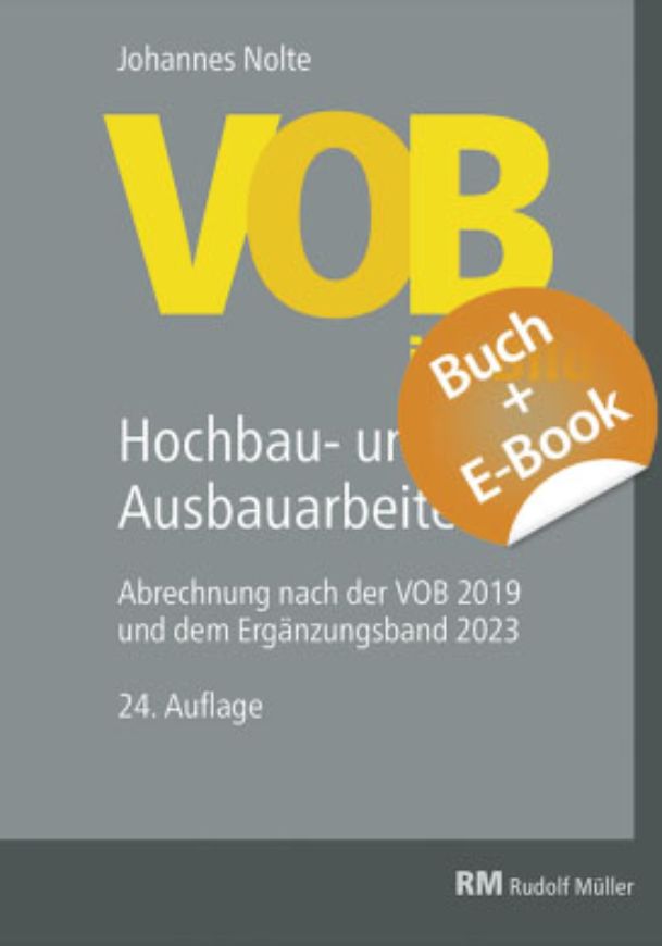 VOB im Bild - Hochbau- und Ausbauarbeiten Bundle Buch+EBOOK