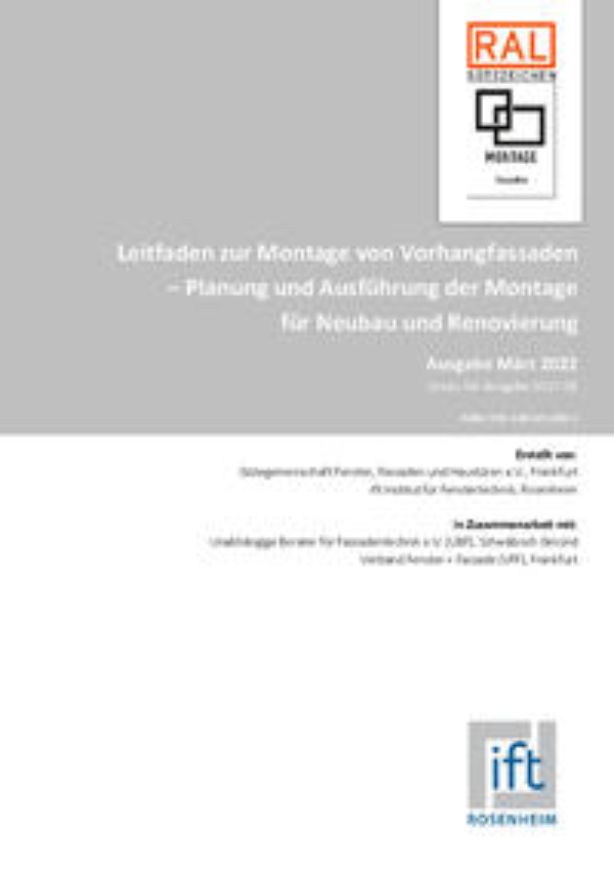 Leitfaden zur Montage von Vorhangfassaden